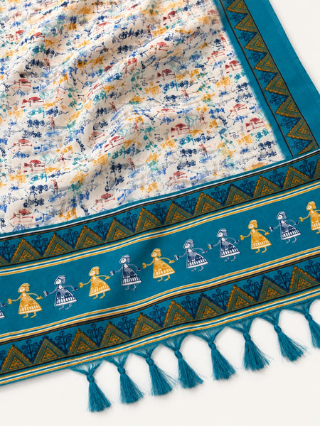 Art Silk Printed Dupatta for Women