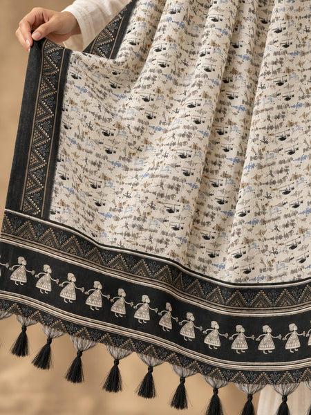 Art Silk Printed Dupatta for Women