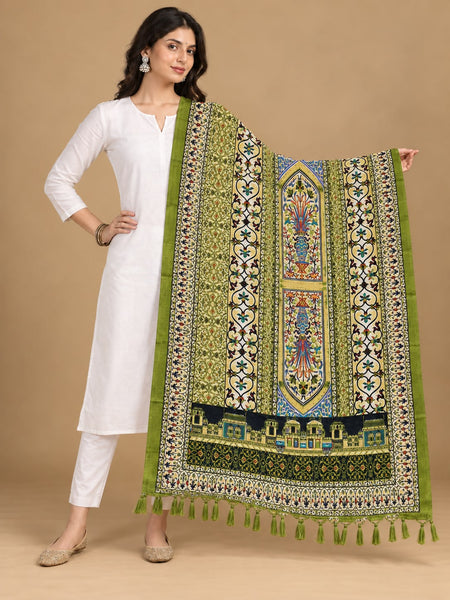 Art Silk Printed Dupatta for Women