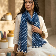 Leheriya Printed Dupatta for Women