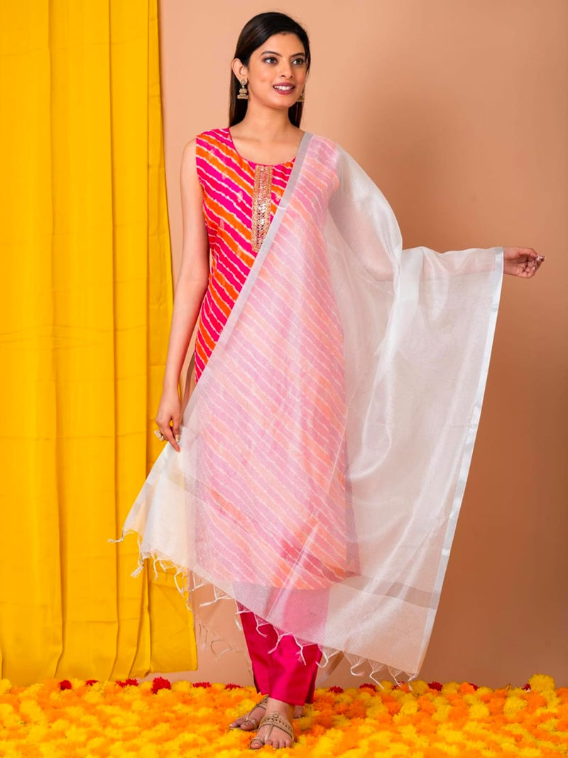 Tissue Banarasi Silk Dupatta