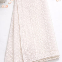 Georgette Thread & Sequence Work Dupatta – Elegant Embroidered Designer Dupatta