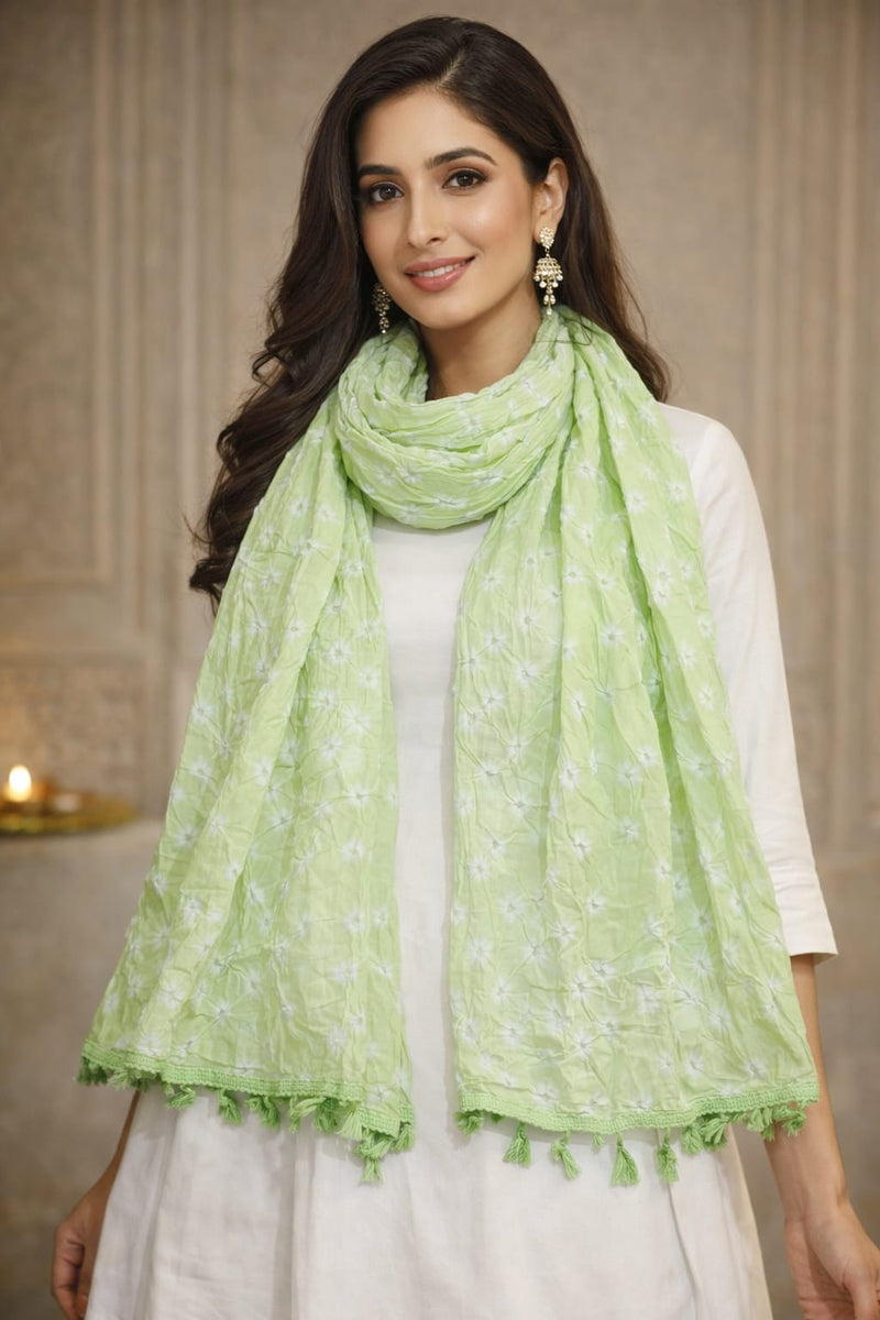 Premium Cotton Chunari Dupatta for Women