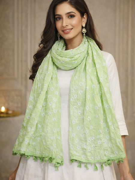 Premium Cotton Chunari Dupatta for Women