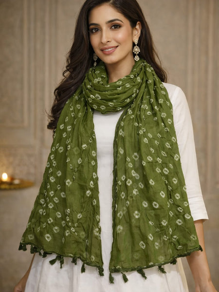 Premium Cotton Chunari Dupatta for Women