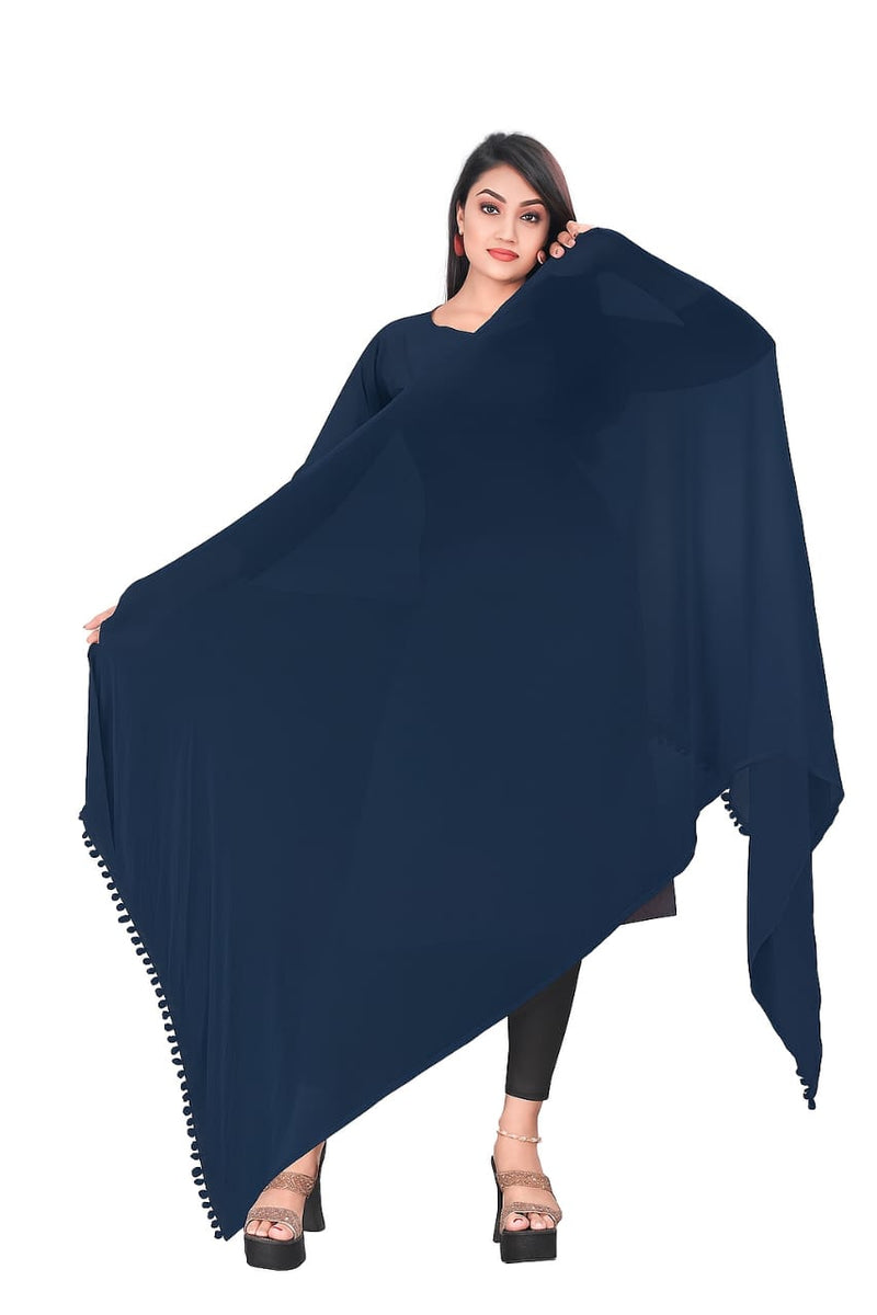 Elegant Plain Chiffon Dupatta for Women – Lightweight, Soft & Flowing Fabric – Perfect for Daily Wear, Festive & Ethnic Outfits