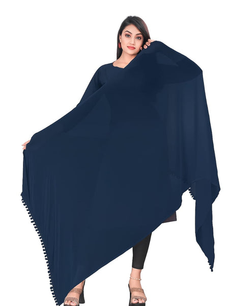 Elegant Plain Chiffon Dupatta for Women – Lightweight, Soft & Flowing Fabric – Perfect for Daily Wear, Festive & Ethnic Outfits