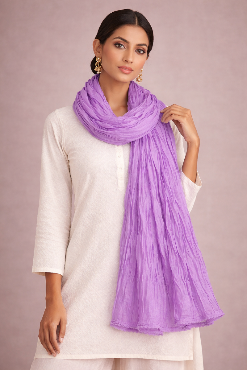 Cotton Plain Dupatta