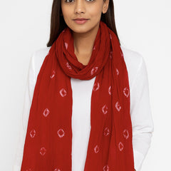 Elegant Chiffon Chunari Printed Dupatta with Tassels | Lightweight Festive Dupatta for Women