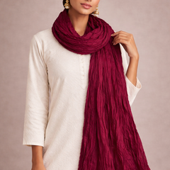 Cotton Plain Dupatta Combo Set of 2