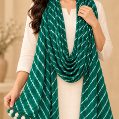 Leheriya Printed Dupatta for Women