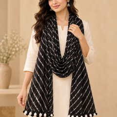 Leheriya Printed Dupatta for Women