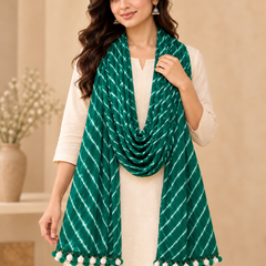 Leheriya Printed Dupatta for Women