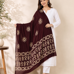 Women MOM Batik Printed Ethnic Dupatta
