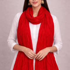 Cotton Plain Dupatta for Women – Soft & Lightweight Daily Wear Dupatta