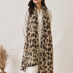 Premium Cotton Leopard Print Dupatta for Women