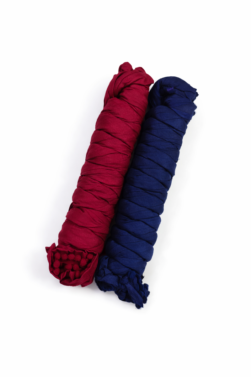Cotton Plain Dupatta Combo Set of 2