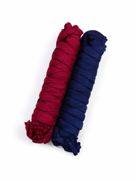 Cotton Plain Dupatta Combo Set of 2
