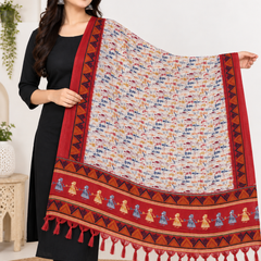Art Silk Printed Dupatta for Women