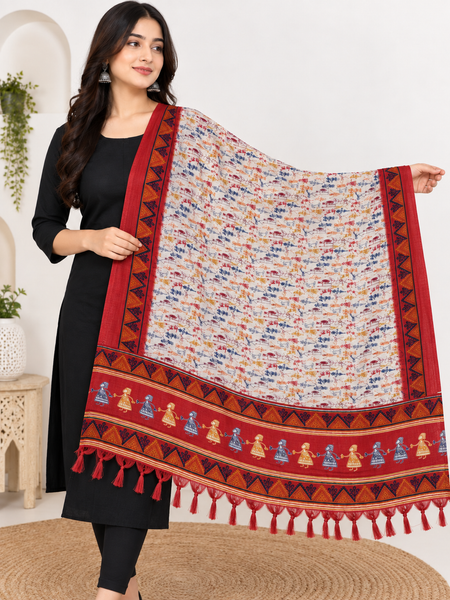 Art Silk Printed Dupatta for Women