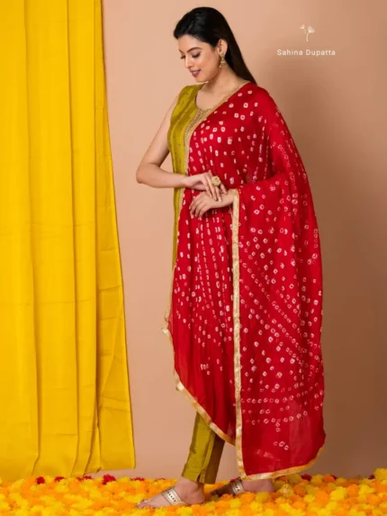 Red Chunari Dupatta